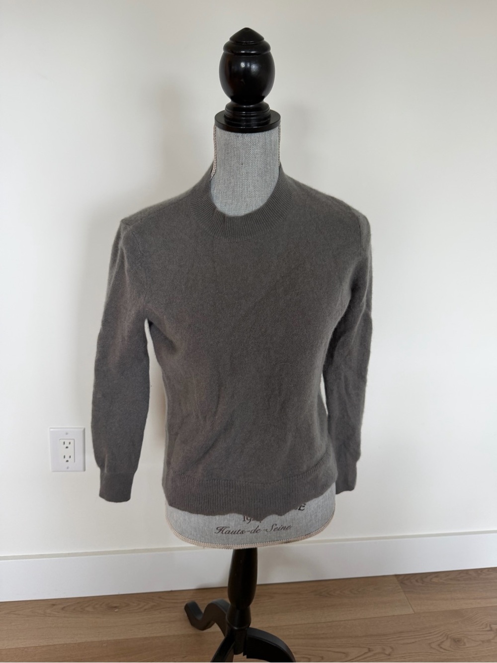 Saks Fifth Avenue Women’s Charcoal Crewneck Sweater